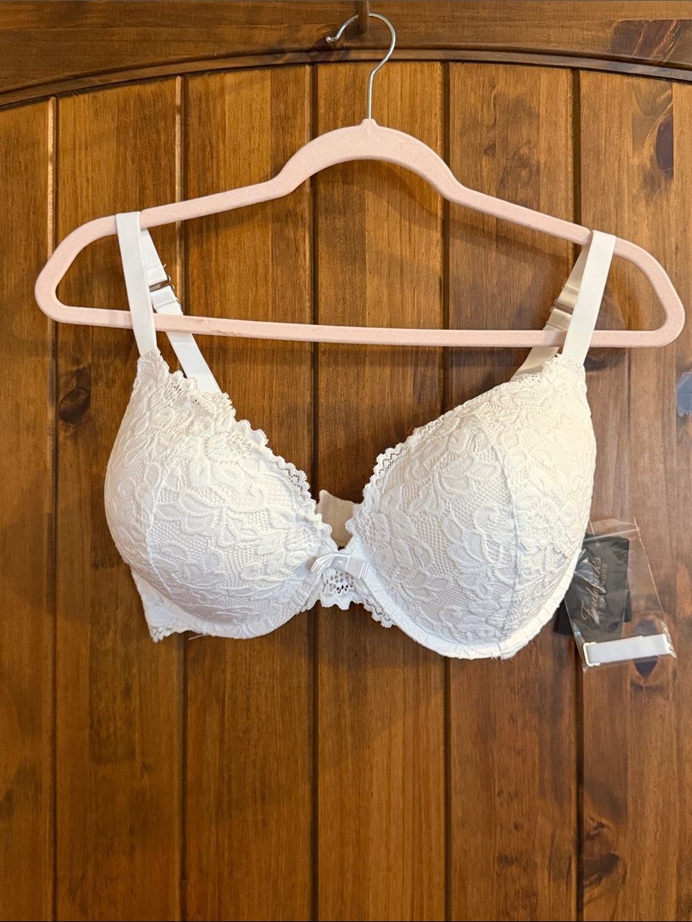 White Lace T-Shirt Bra with Light Padding